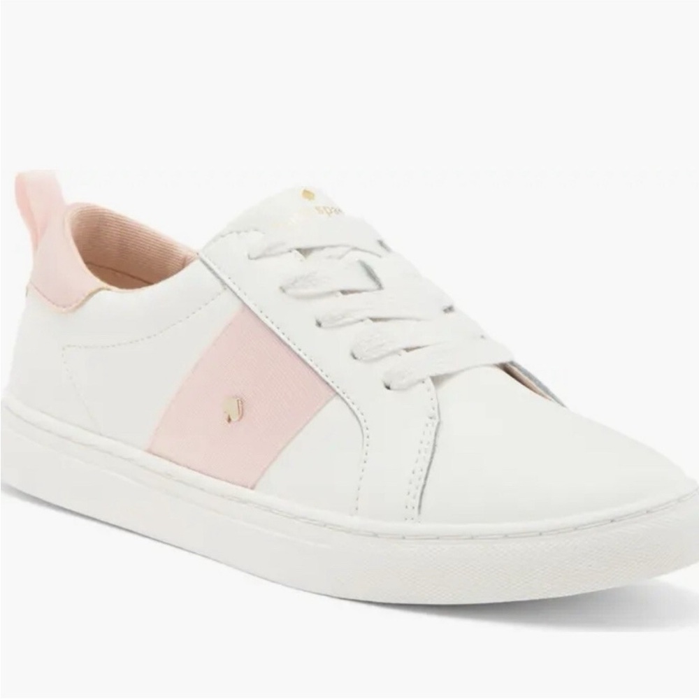 Kate Spade Cream and Pink Sneakers